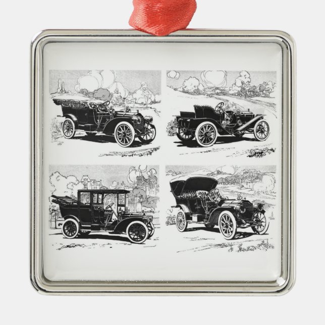 ornamento de carros vintage (Frente)