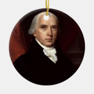 Ornamento De Cerâmica 04 James Madison