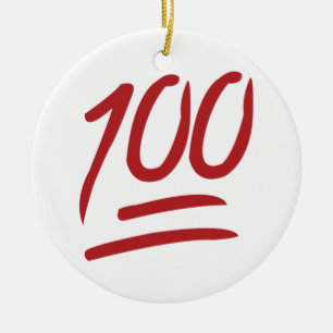Ornamento De Cerâmica 100 - Emoji