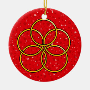 Ornamento De Cerâmica 12 dias de Natal