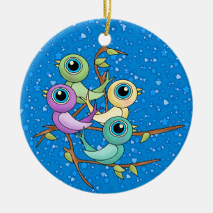 Ornamento De Cerâmica 12 dias de Natal