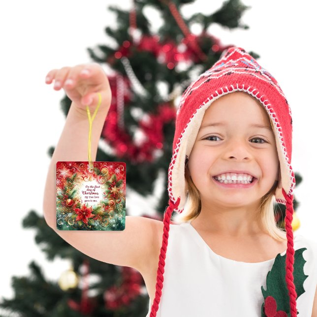 Ornamento De Cerâmica 12 dias de Natal (Criador carregado)