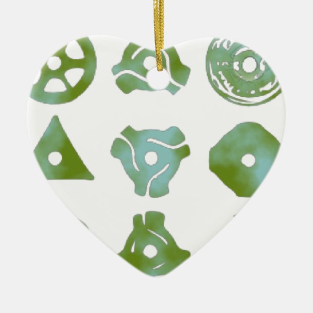 Ornamento De Cerâmica 15 45 adaptadores ou inserções gravadas (Frente)