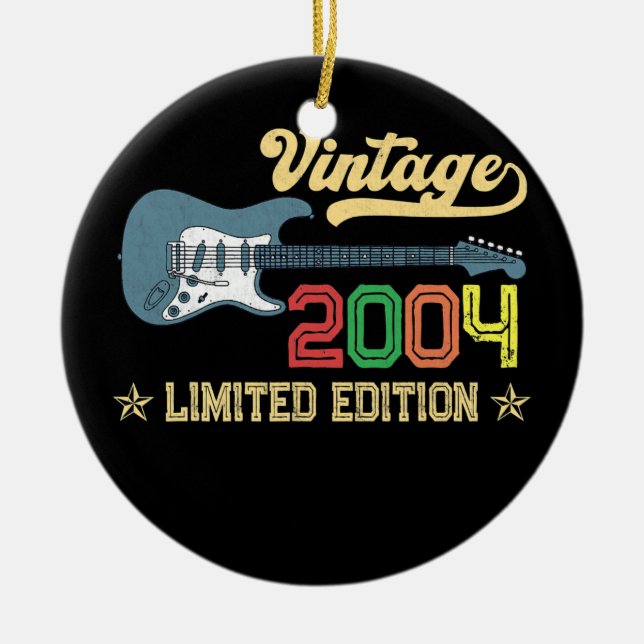 Ornamento De Cerâmica 18º aniversário Presentes para Homens Mulheres Vio (Frente)