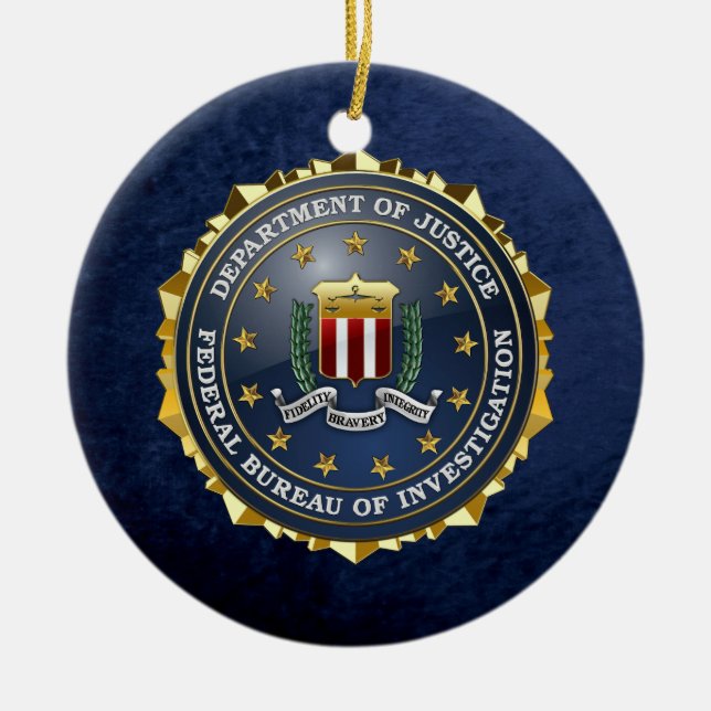 Ornamento De Cerâmica [200] FBI Special Edition (Frente)