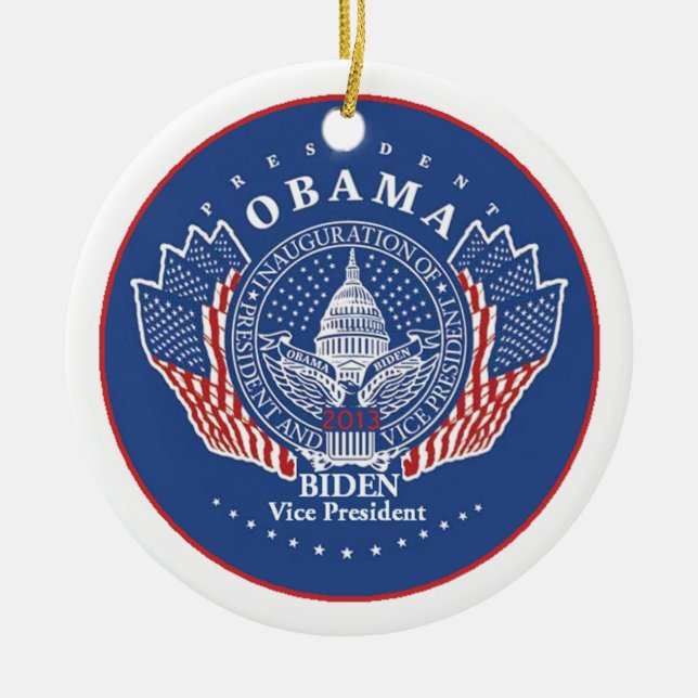 Ornamento De Cerâmica 2013 inaugural (Frente)