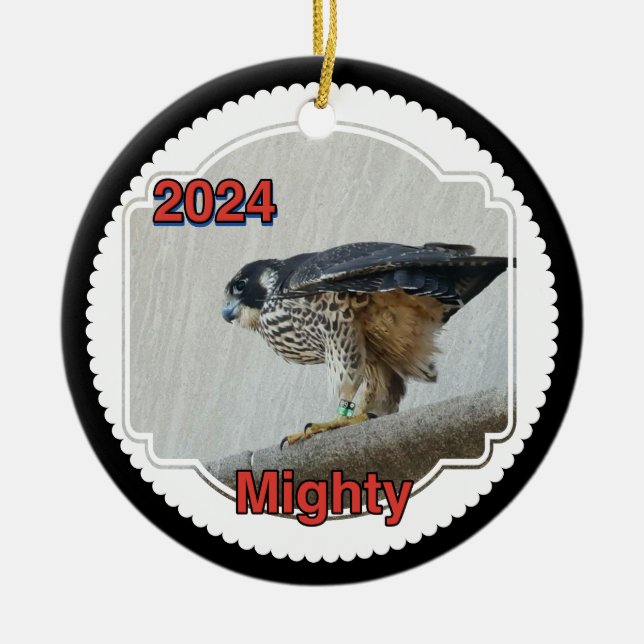 Ornamento De Cerâmica 2024 Cerâmica Ornament Mighty (Frente)