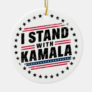 Ornamento De Cerâmica 2024 Kamala Harris Senhora Presidente EUA Votação