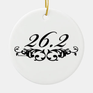Ornamento De Cerâmica 26,2 Floral