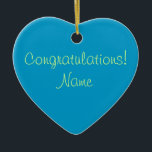 Ornamento De Cerâmica 2 LADOS / DIY ~ Ornament Heart / 3x2.8<br><div class="desc">SATISFAÇÃO GARANTIDA OU DINHEIRO DE VOLTA! Faça você mesmo e economize dinheiro. Alterar o fundo para qualquer cor na maioria dos designs. Você pode posicionar a arte em qualquer lugar. Adicione seu nome e/ou frase favorita. Dê como presente a você mesmo ou amado! Excelente para REVENDA. Quanto mais você pede,...</div>