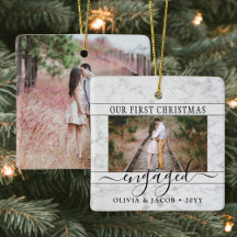 2 Noivado Fotográfico Primeiro Natal Faux Marble