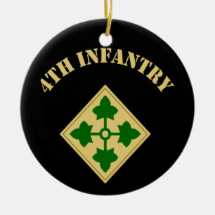 Ornamento De Cerâmica 4o Divisão de infantaria