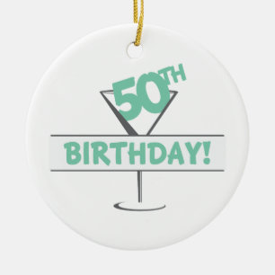 Ornamento De Cerâmica 50Th Aniversário!