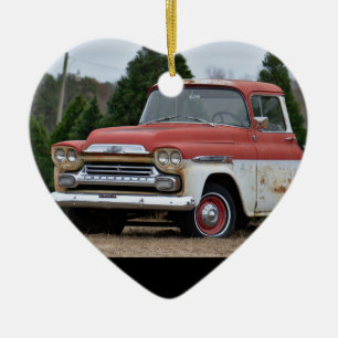 Ornamento De Cerâmica 59 Chevy Truck