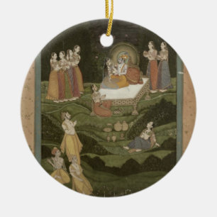 Ornamento De Cerâmica 63,794" Tambula-Seva", Krishnagar, Bengal