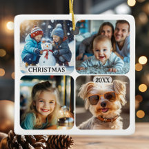 8 Fotos personalizadas Mantenha o Natal