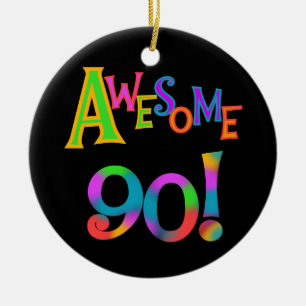 Ornamento De Cerâmica 90 t-shirt impressionantes e Gifs do aniversário