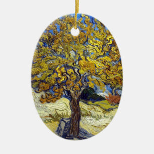 Ornamento De Cerâmica A Amoreira. Vincent Van Gogh.