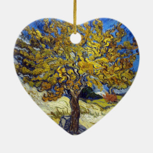 Ornamento De Cerâmica A Amoreira. Vincent Van Gogh.