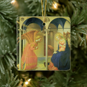 Ornamento De Cerâmica A Anunciação do Prado por Fra Angelico