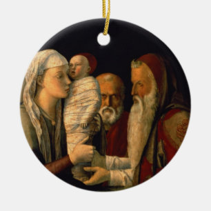Ornamento De Cerâmica A apresentação de Jesus no templo
