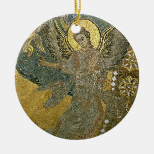 Ornamento De Cerâmica A arca da obrigação contratual apoiada por