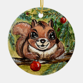 Ornamento De Cerâmica A Árvore Parece Excelente!