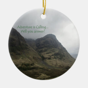 Ornamento De Cerâmica A aventura Está chamando Glencoe