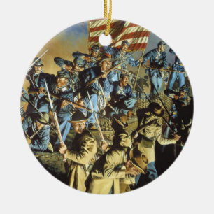 Ornamento De Cerâmica A bandeira velha nunca tocou na terra