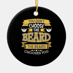 Ornamento De Cerâmica A barba escolhe você