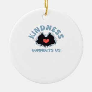 Ornamento De Cerâmica A bondade nos liga clássicos