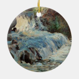 Ornamento De Cerâmica A Cachoeira de Twachtman, Impressionismo Antigo