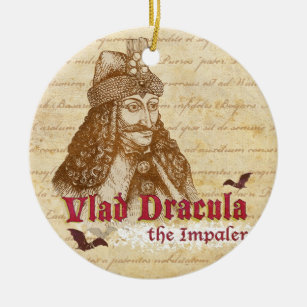 Ornamento De Cerâmica A contagem histórica Dracula