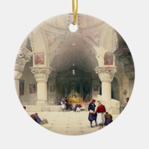 Ornamento De Cerâmica A cripta do Sepulchre santamente, Jerusalem,