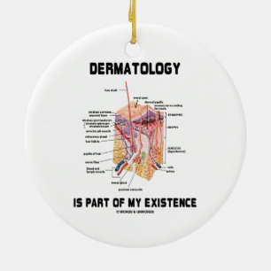 Ornamento De Cerâmica A dermatologia é parte de minha existência