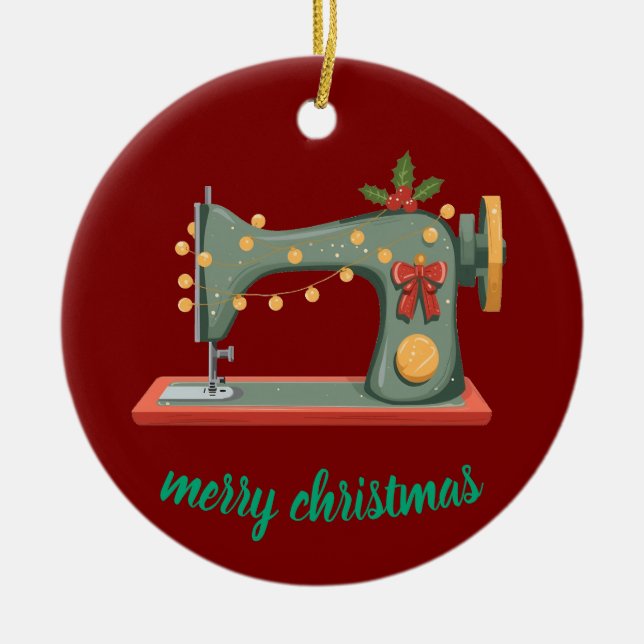 Ornamento De Cerâmica a design for sewers (Frente)