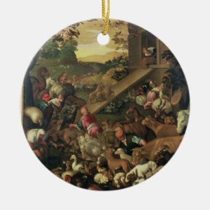 Ornamento De Cerâmica A entrada dos animais na arca