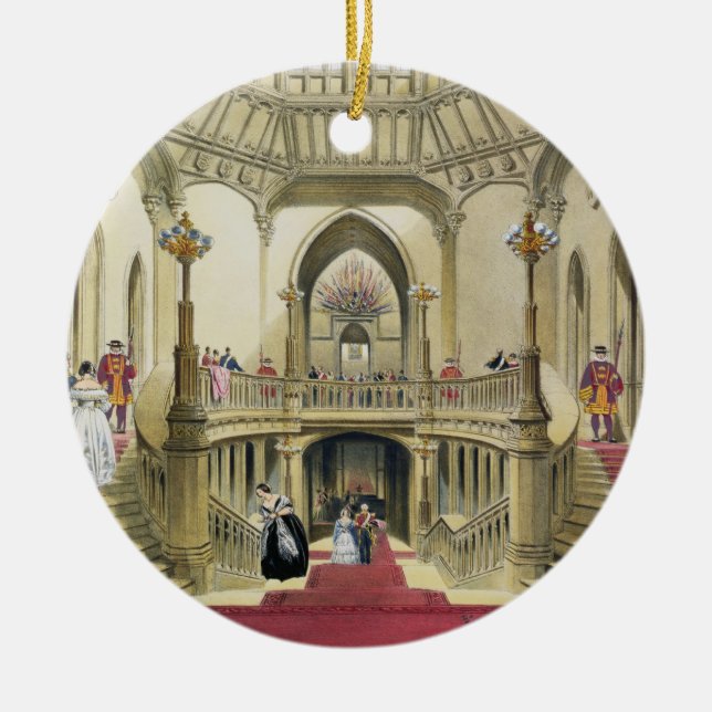 Ornamento De Cerâmica A escadaria grande, castelo de Windsor, 'de um (Frente)