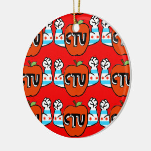 Ornamento De Cerâmica A escola pública de CTU/Every Chicago é minha