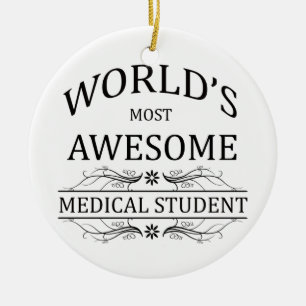 Ornamento De Cerâmica A estudante de Medicina a mais impressionante do