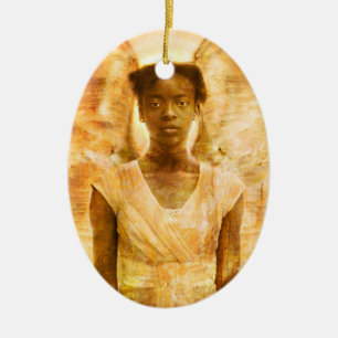 Ornamento De Cerâmica A força dos anjos