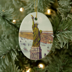 Ornamento De Cerâmica A Grande Estátua de Bartholdi, Estátua da Liberdad