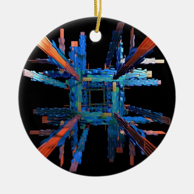 Ornamento De Cerâmica A Mecânica da decoração cerâmica de ti (Frente)