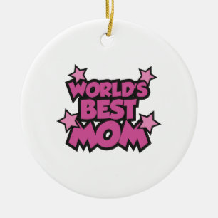 Ornamento De Cerâmica A melhor mamã do mundo