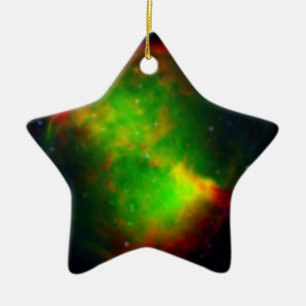 Ornamento De Cerâmica A NASA M27 da nebulosa do Dumbbell