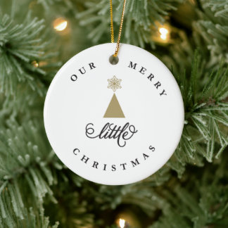 Ornamento De Cerâmica A nossa Feliz Pequeno Natal Bonito Bebê 1rua Natal