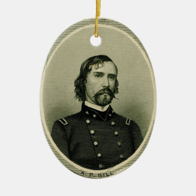 Ornamento De Cerâmica A.P. Hill (Frente)