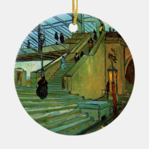 Ornamento De Cerâmica A Ponte Trinquetaille por Vincent van Gogh
