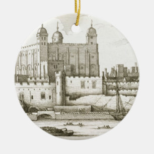 Ornamento De Cerâmica A torre de Londres, 1647 (gravura)