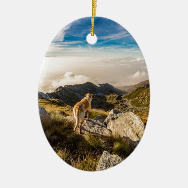 Ornamento De Cerâmica A viagem (Frente)